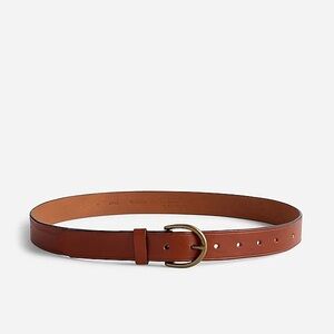 Madewell Perfect Leather Belt in Brown